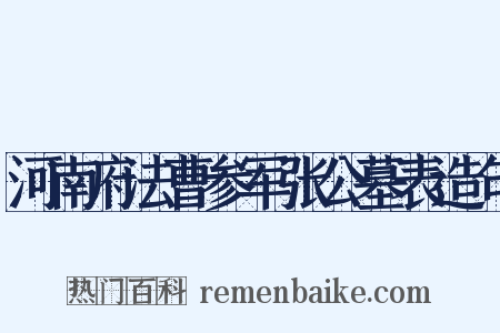 河南府法曹参军张公墓表造句是什么意思的图片